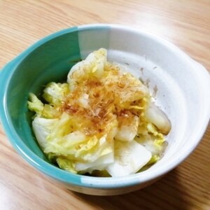 白菜のおかか醤油和え